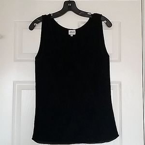 Armani Collezoni Scoop Neck Pattern Knit Tank